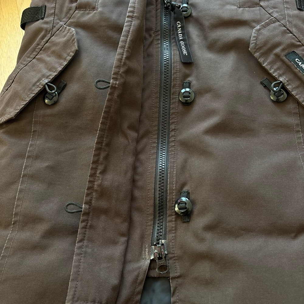 Canada Goose Women’s Brown Kensington Down Jacket Size XXS - Picture 7 of 16